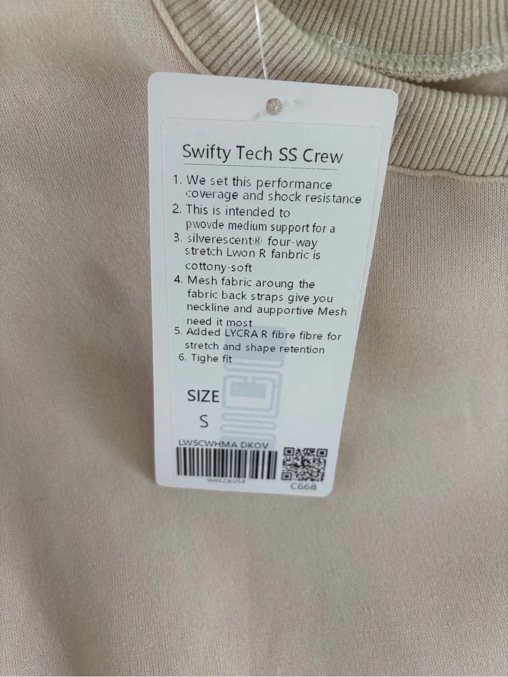 lululemon athletica Light Cream yellow Crewneck Pullover - Picture 4 of 6